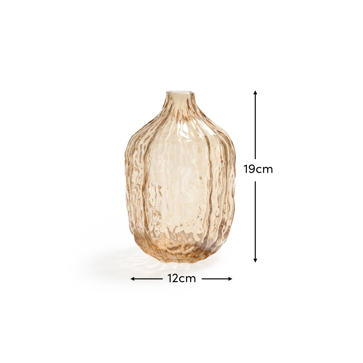 Radford 19cm Glass Vase - Clay - Laura James Ireland