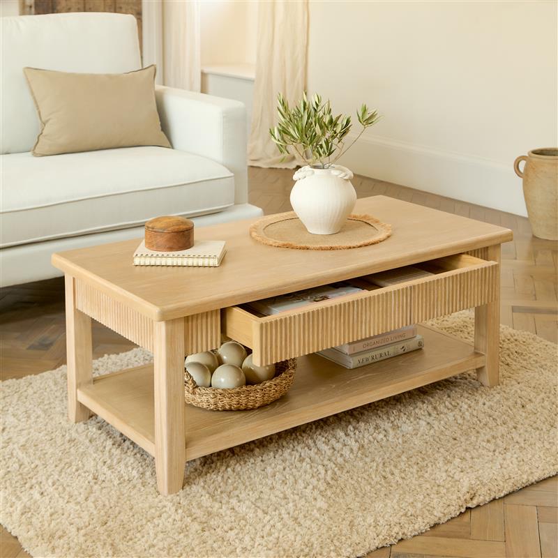 Raleigh Whitewash Coffee Table - Laura James – Laura James Ireland