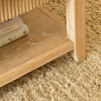 Raleigh Whitewash Coffee Table - Laura James 