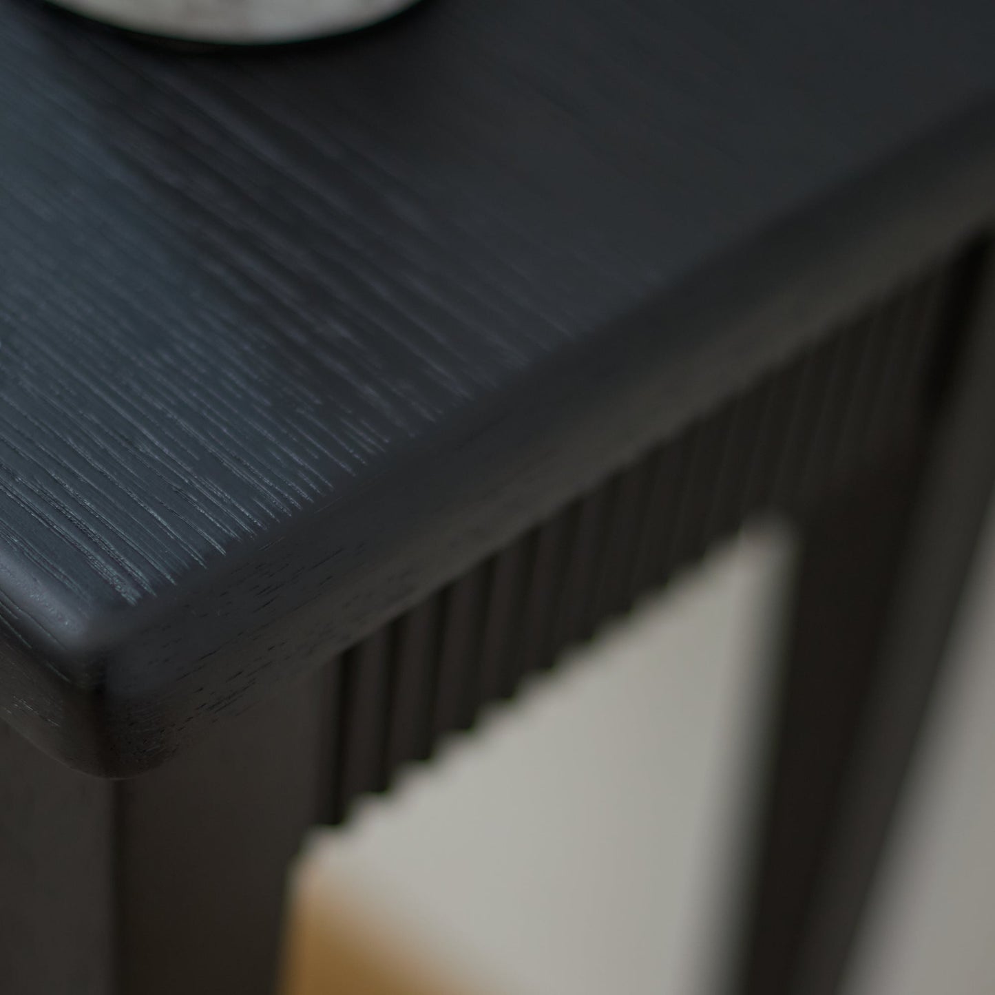 Raleigh Black Oak Console Table - Laura James