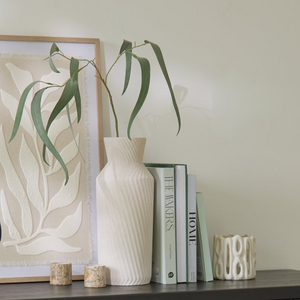 Bayswater 35cm Ceramic Vase - Beige