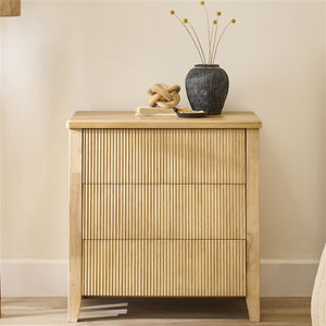 Raleigh 3 Drawer Chest of Drawers - Whitewash
