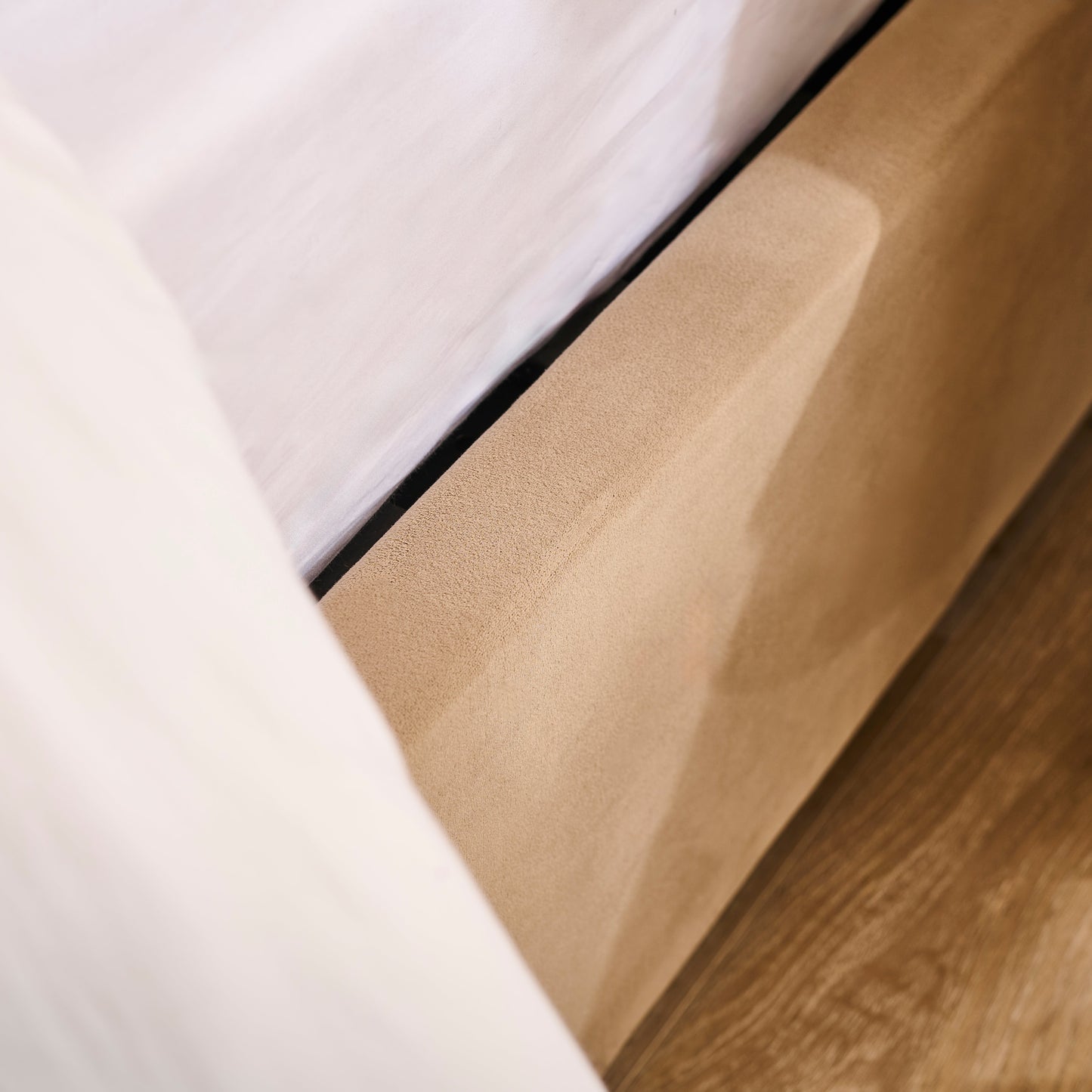 Robyn King Ottoman Bed - Driftwood - Laura James 