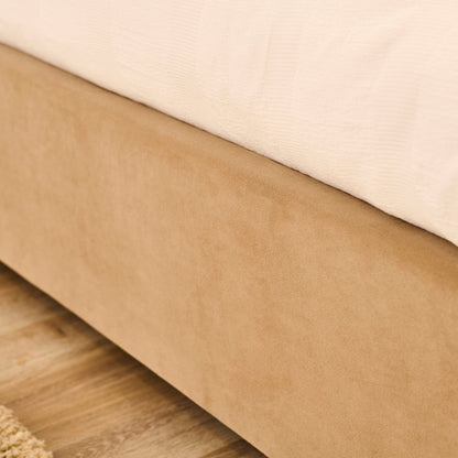 Robyn King Ottoman Bed - Driftwood - Laura James 