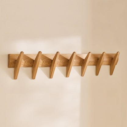 Roe Large Pale Oak Coat Rack - Laura James