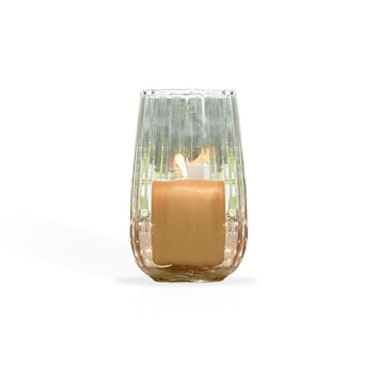 Dalen Clear Glass Candle Holder - Laura James

