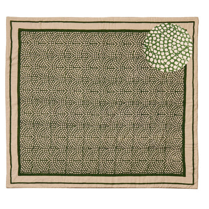 Somersby 125x145cm Bed Spread - Fern Green