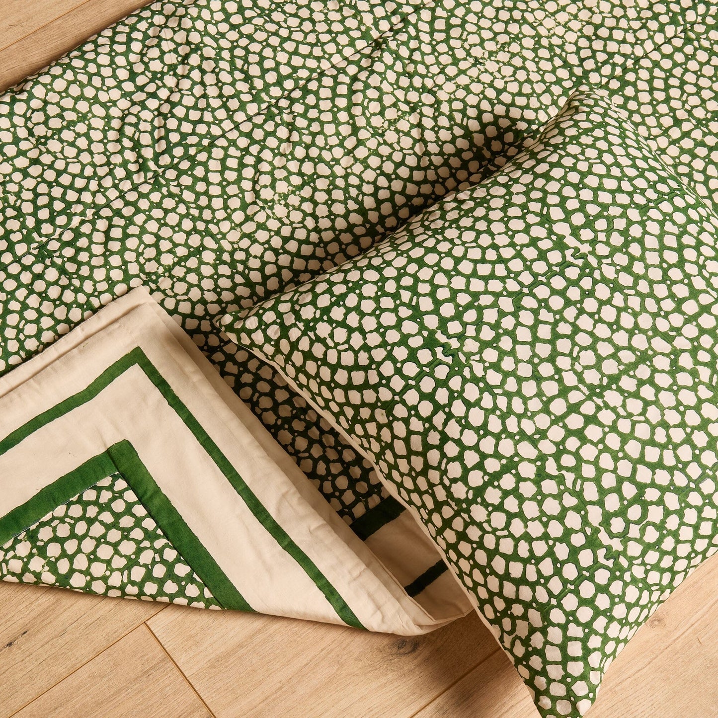 Somersby 125x145cm Bed Spread - Fern Green