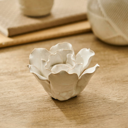 Salema_11cm_Ceramic_Flower_Ornament_Off_White-3 - Laura James