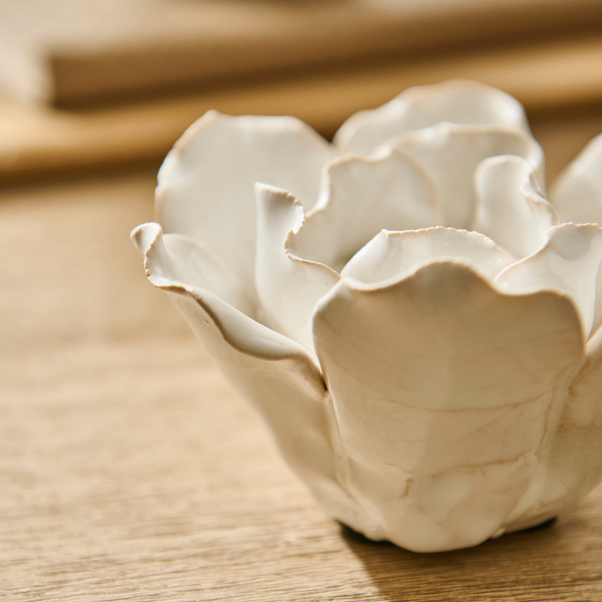 Salema_11cm_Ceramic_Flower_Ornament_Off_White-3 - Laura James