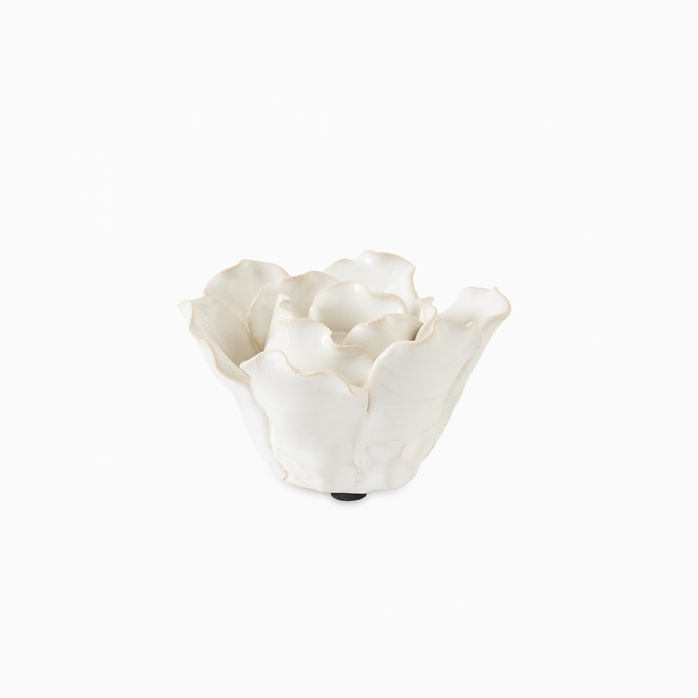 Salema_11cm_Ceramic_Flower_Ornament_Off_White-3 - Laura James
