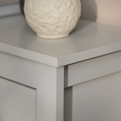 Sandhurst 60cm Three Door Shoe Cabinet - Mist Grey