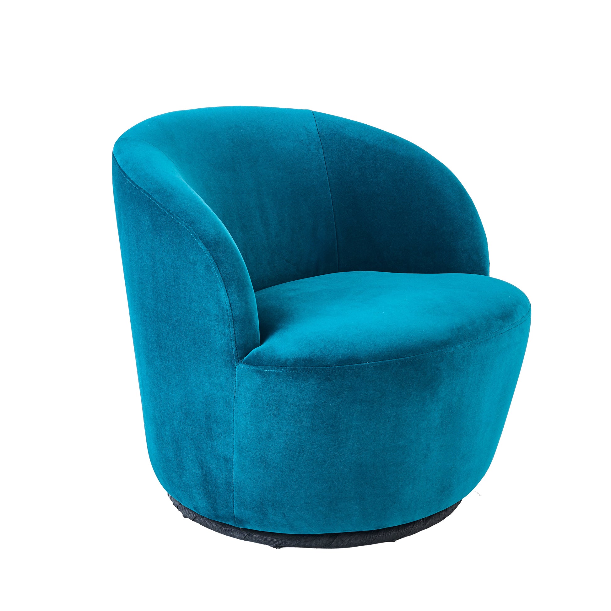 Sawyer 68cm Swivel Armchair - Deep Teal - Laura James