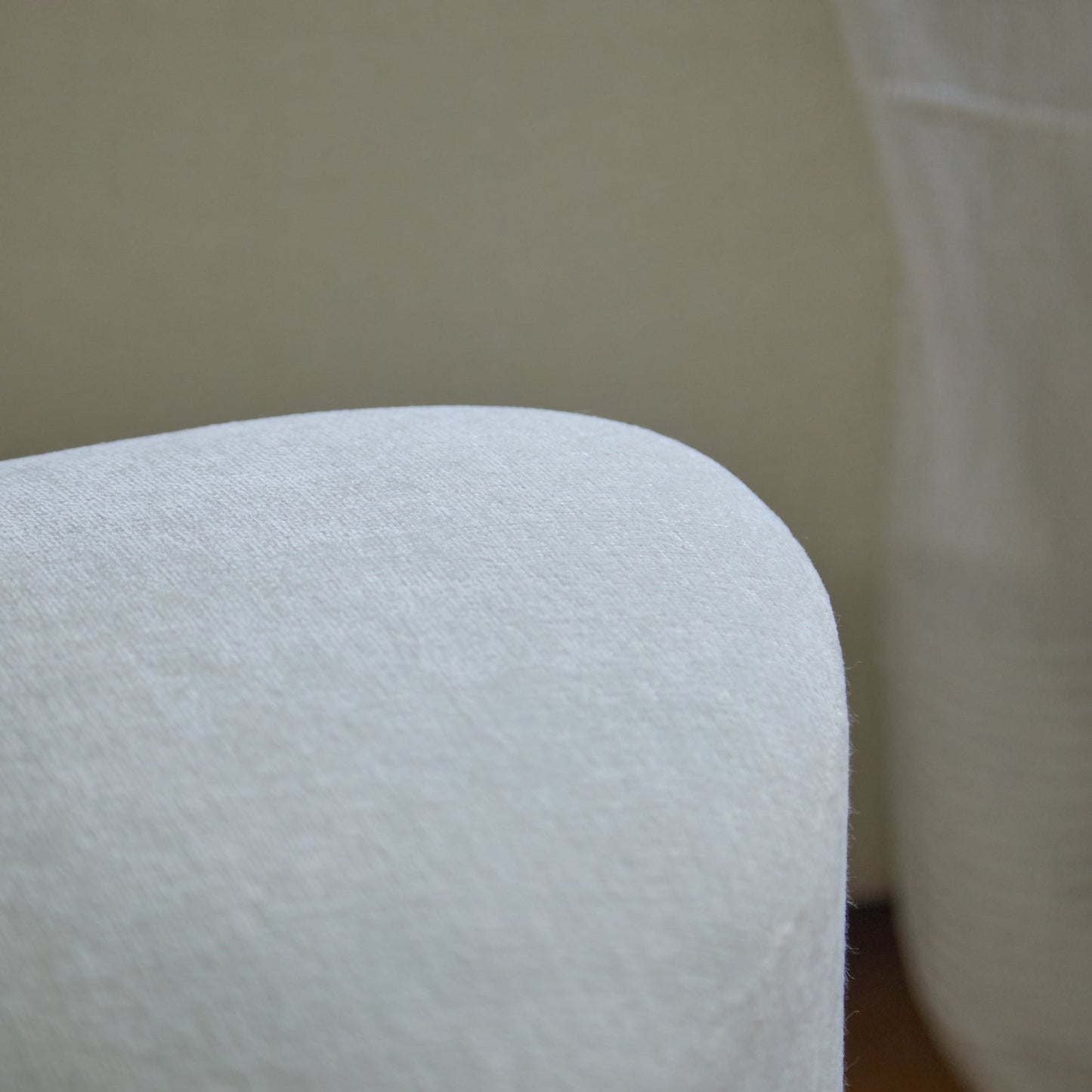 Sawyer 68cm Swivel Armchair & Alder 45cm Footstool - Oyster White