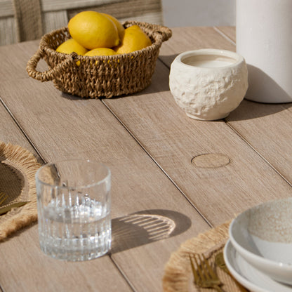 Shiro 120cm Round Table and 4x Saffron Dining Chairs Natural Beige - Laura James