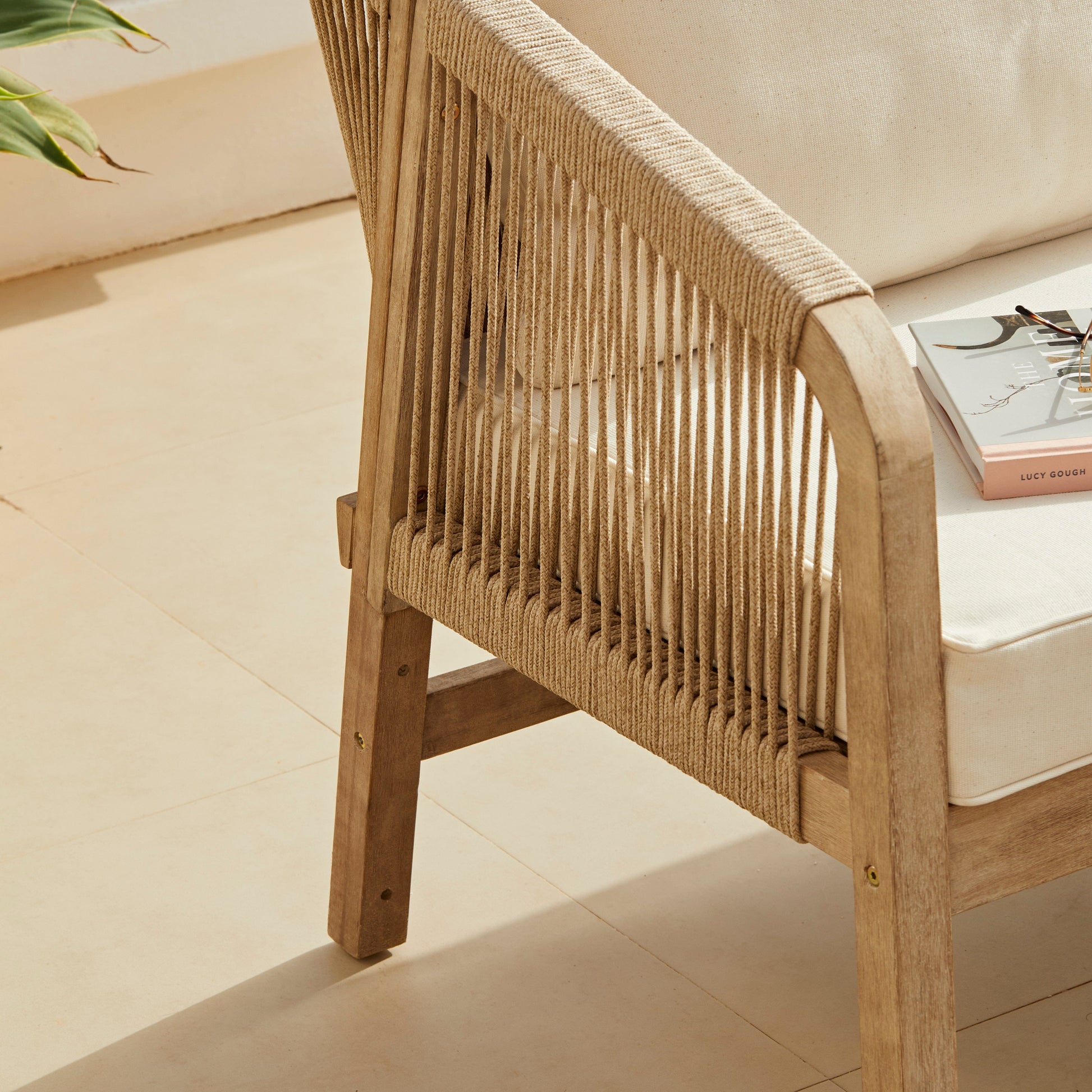 Shiro Wooden Garden Corner Sofa Set with Akira Coffee Table
- Laura James 