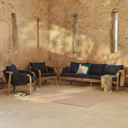 Shiro 5 Seater Garden Sofa - Navy - Laura James Ireland