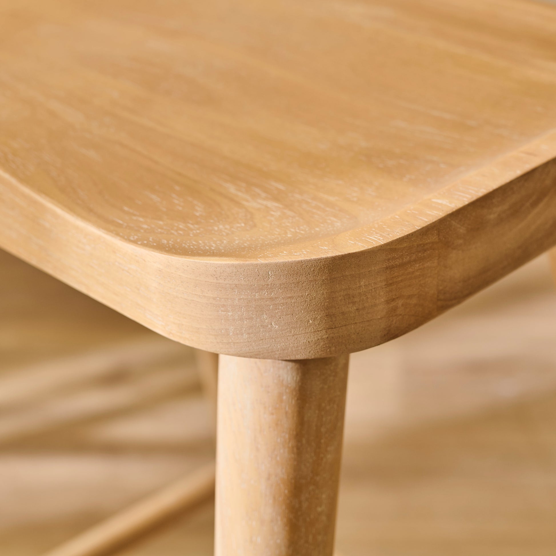 Silvester Whitewash Bar Stool - Laura James