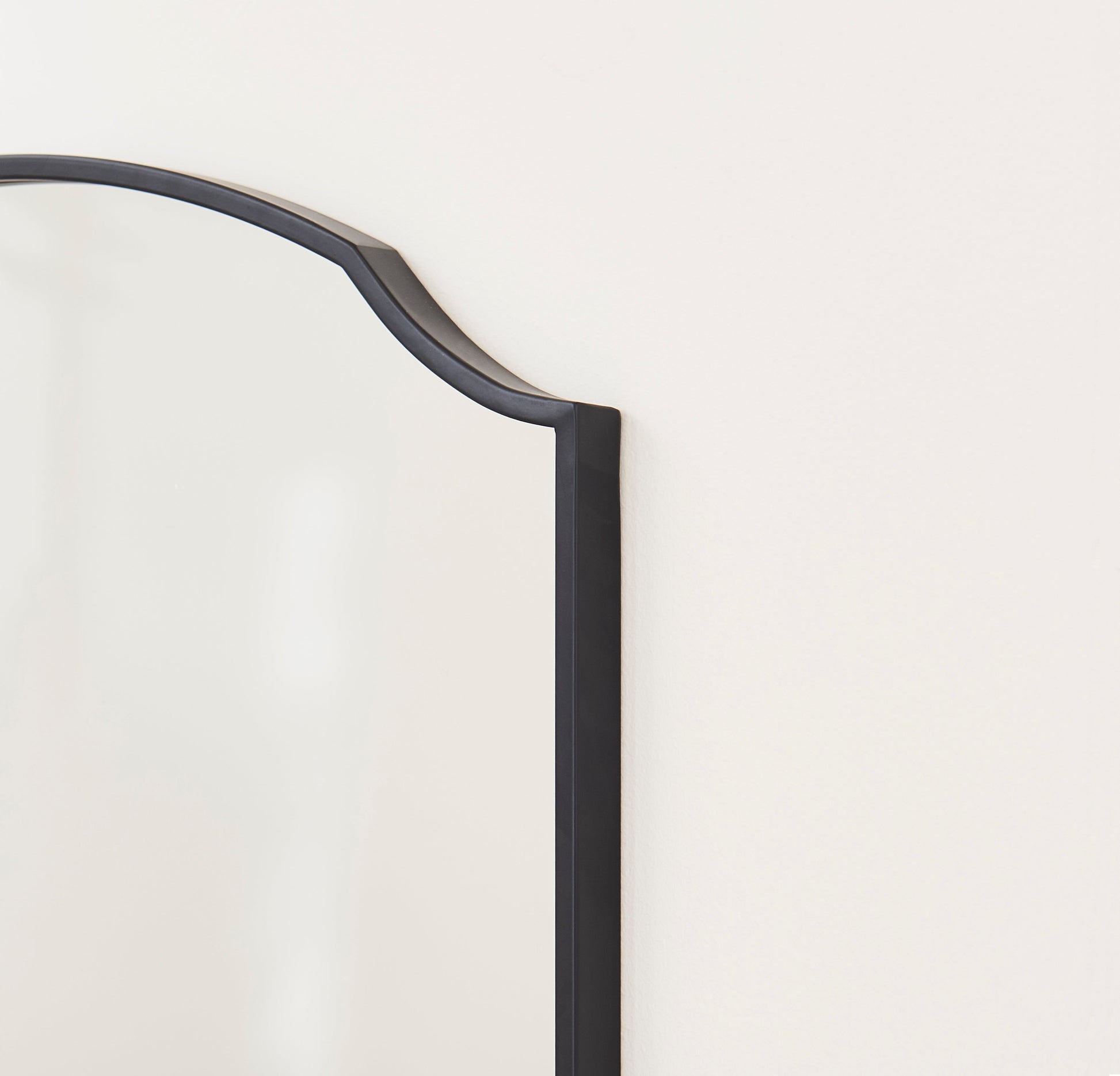 Soho 100x70cm Metal Mirror - Black - Laura James 