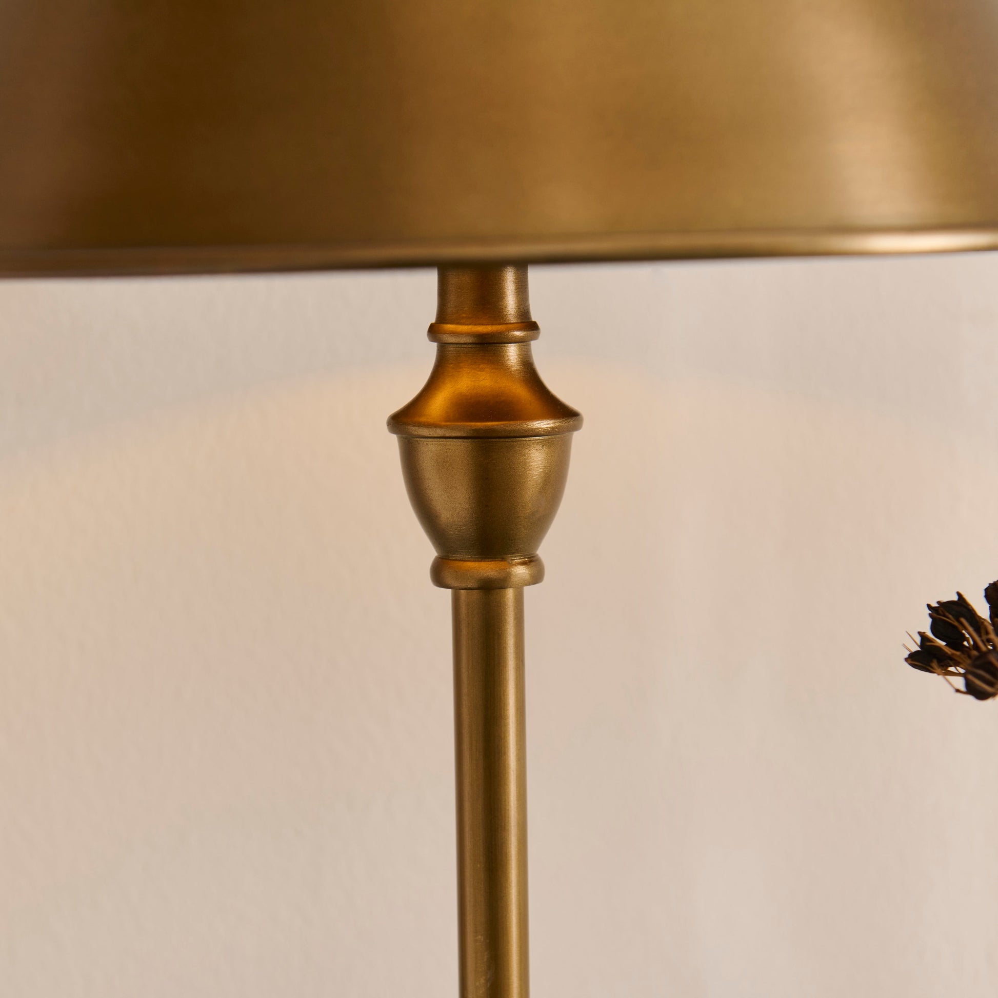 Stowe 59cm Metal Table Lamp - Gold - Laura James