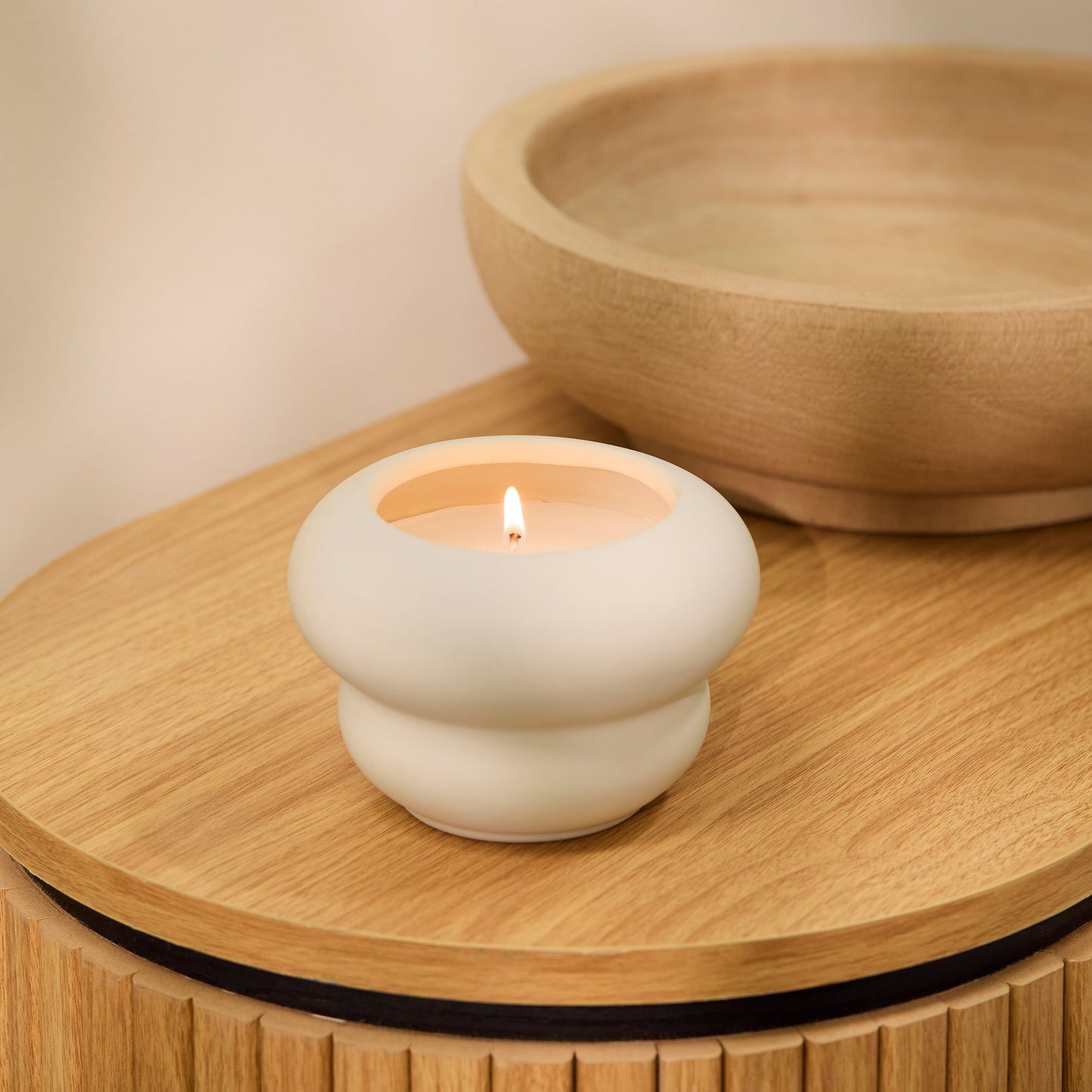 Surbiton_Single_Wick_13cm_Ceramic_Candle_Oud_Wood_and_Rose_Scent_in_Clay-2 - Laura James