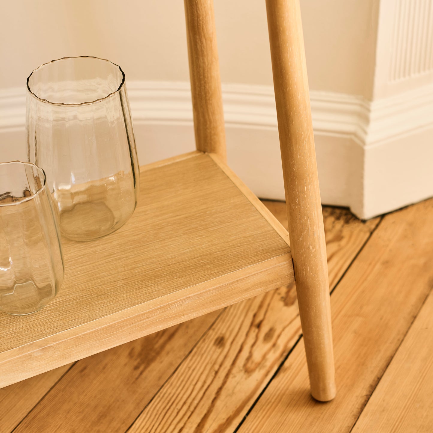 Tilly 110cm Console Table - Whitewash Oak - Laura James