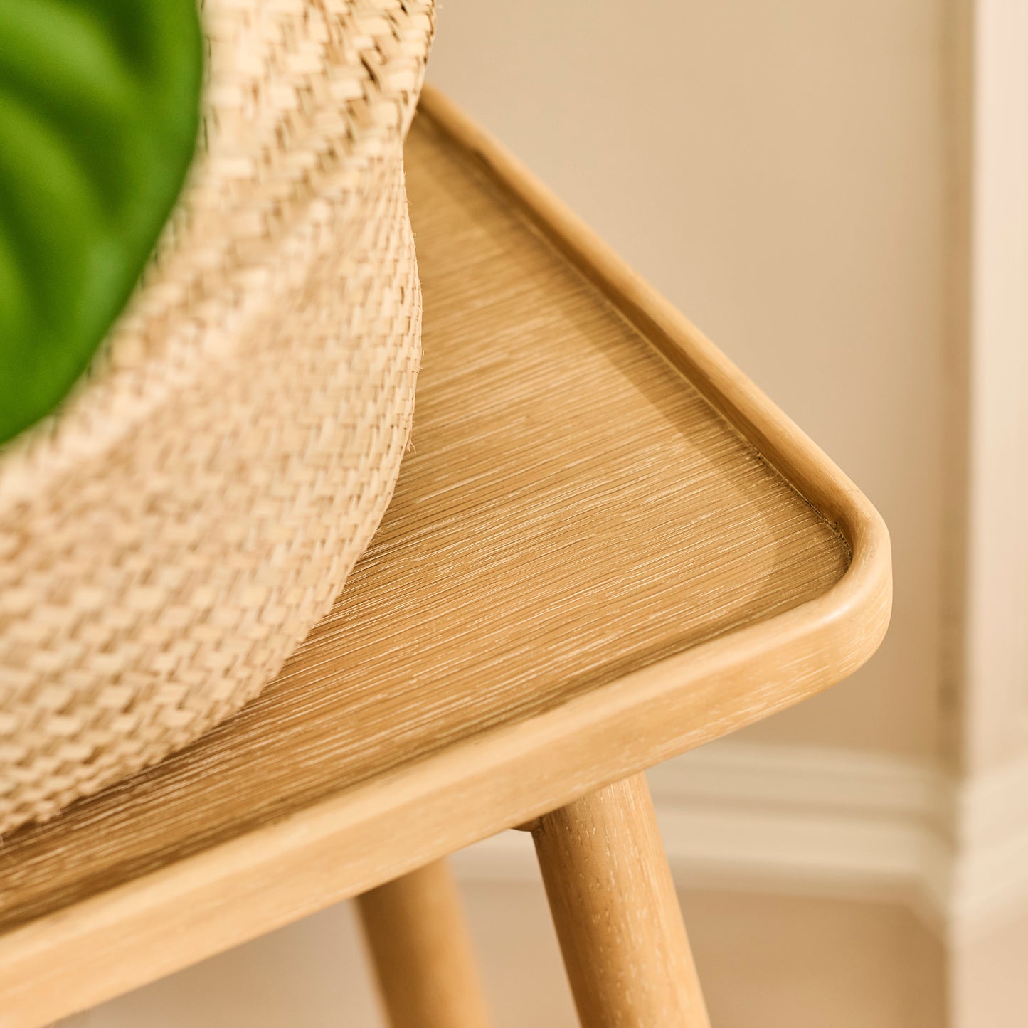 Tilly 110cm Console Table - Whitewash Oak - Laura James