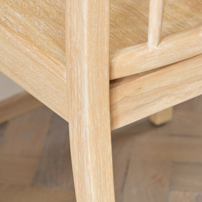 Tilly Whitewash Dining Chairs - Set of 2 - Laura James 