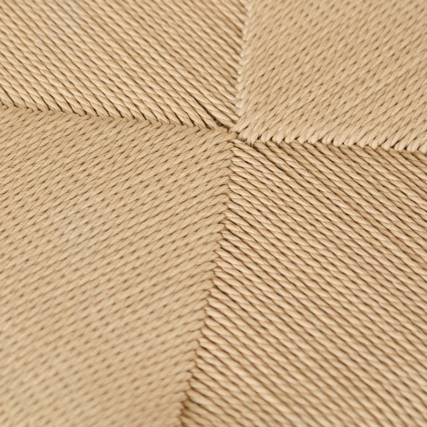 Tilly Natural String Dining Chairs - Set of 2 - Whitewash Oak Legs - Laura James 