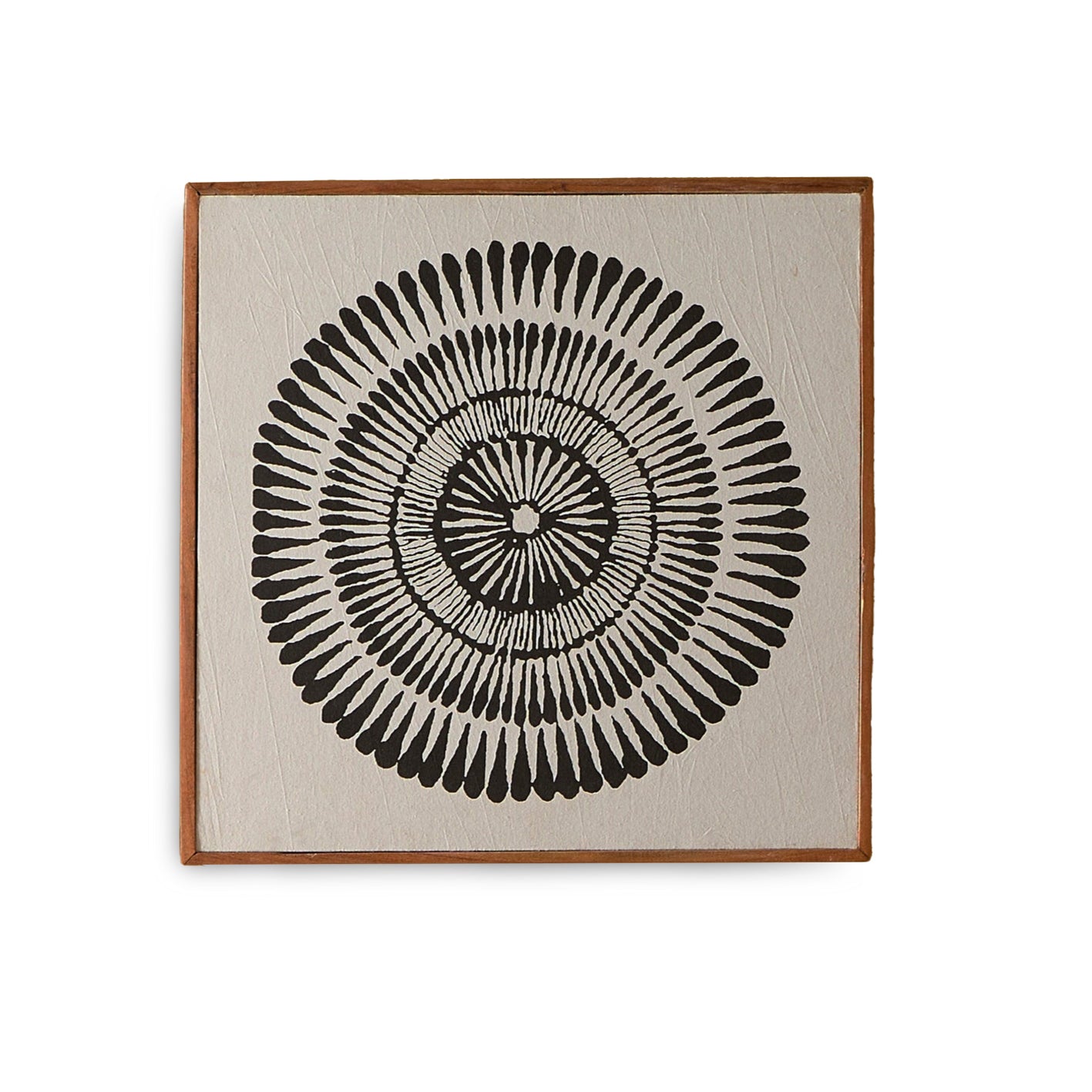 Umari 50x50cm Wall Art - Circle Print on Cotton - III - Laura James 