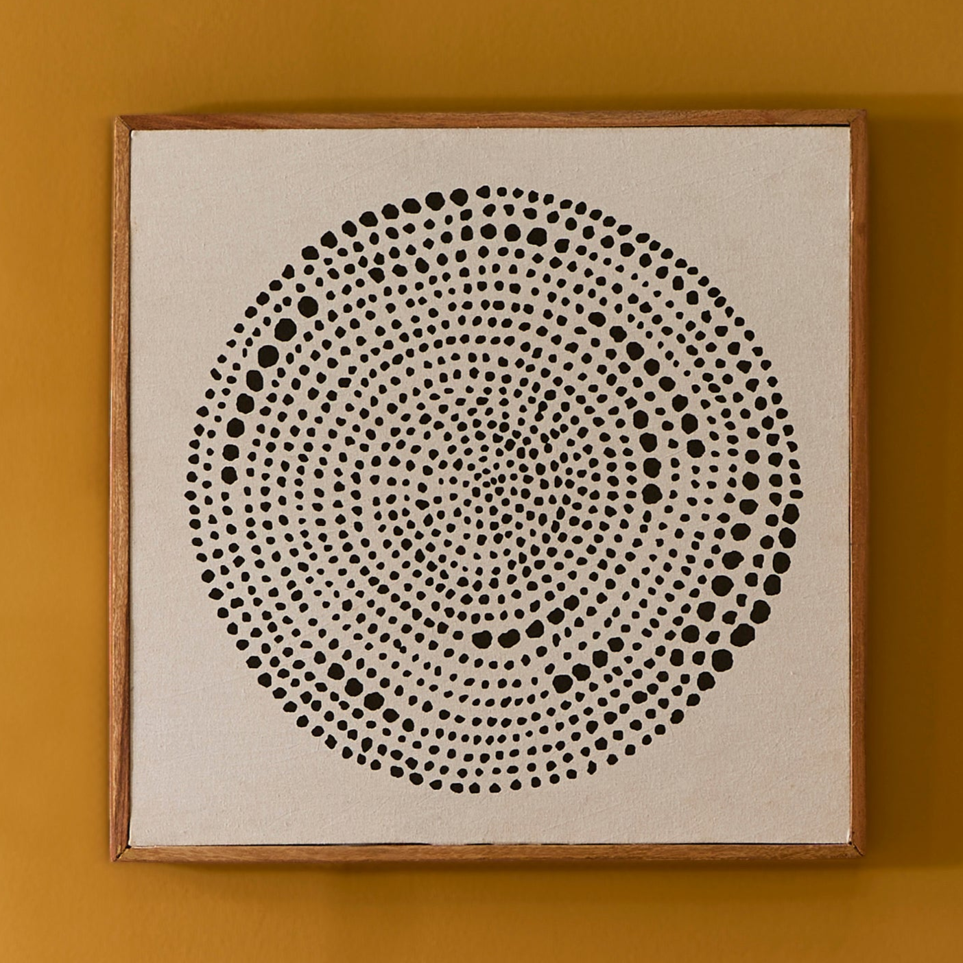 Umari 50x50cm Wall Art - Circle Print on Cotton - II - Laura James 
