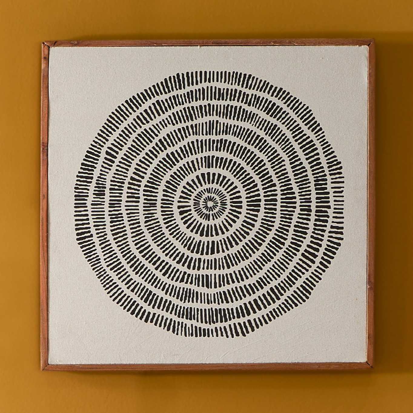 Umari 50x50cm Wall Art - Circle Print on Cotton - 1 - Laura James 