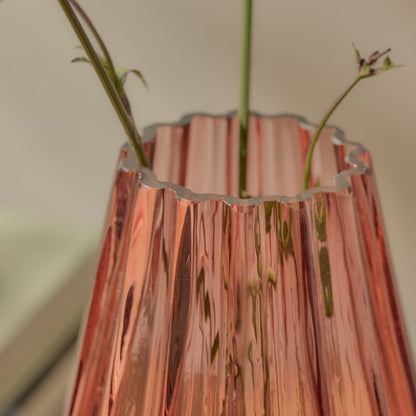 Veneto_20cm_Glass_Vase_Cerise-3 - Laura James
