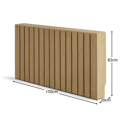 Willow Pale Oak Large Radiator Cover - Laura James

