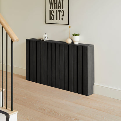 Willow Large Radiator Cover in Black Oak - Laura James

