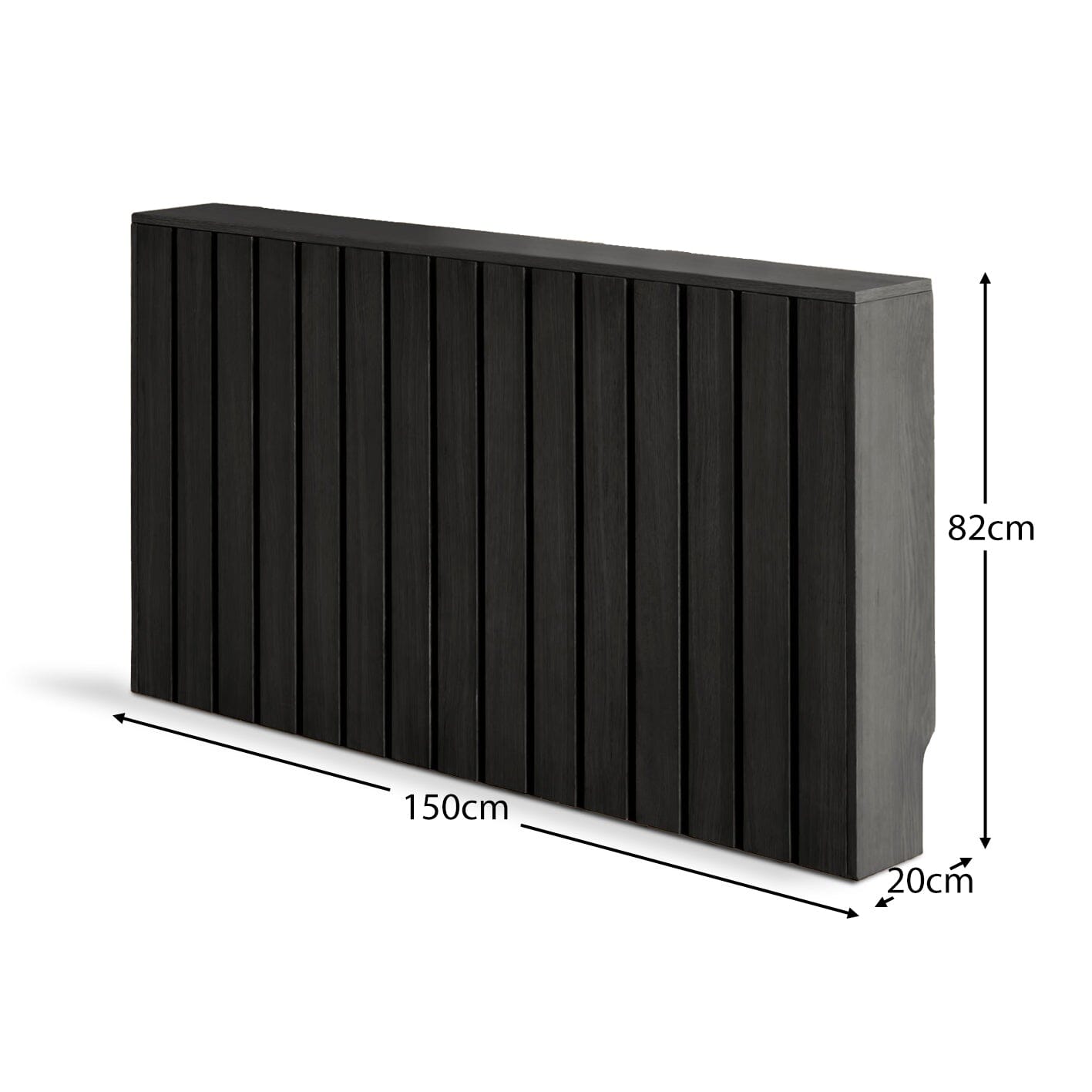 Willow Large Radiator Cover in Black Oak - Laura James
