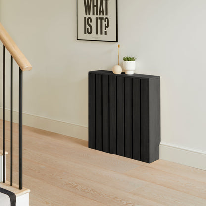 Willow Small Radiator Cover in Black Oak - Laura James

