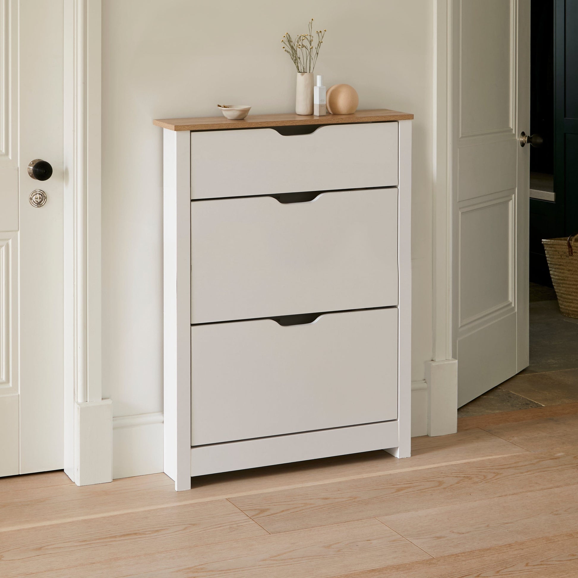 shoe dresser Windsor Shoe Cabinet - 3 Door
