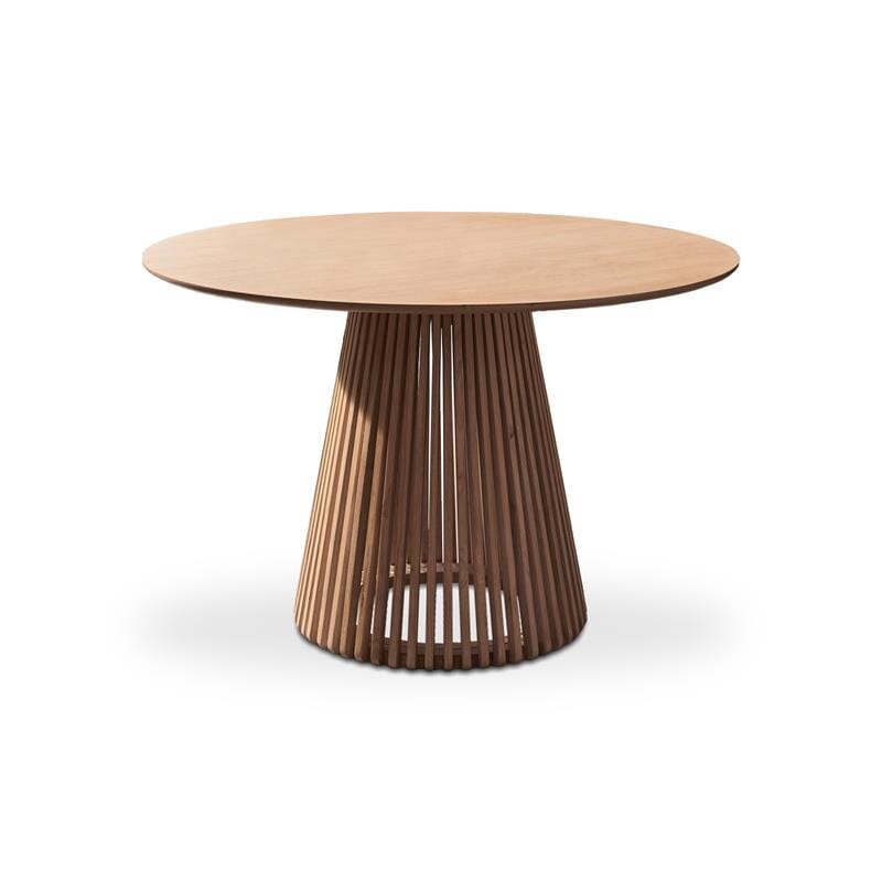 Willow Round Dining Table - Whitewash Oak - Laura James 