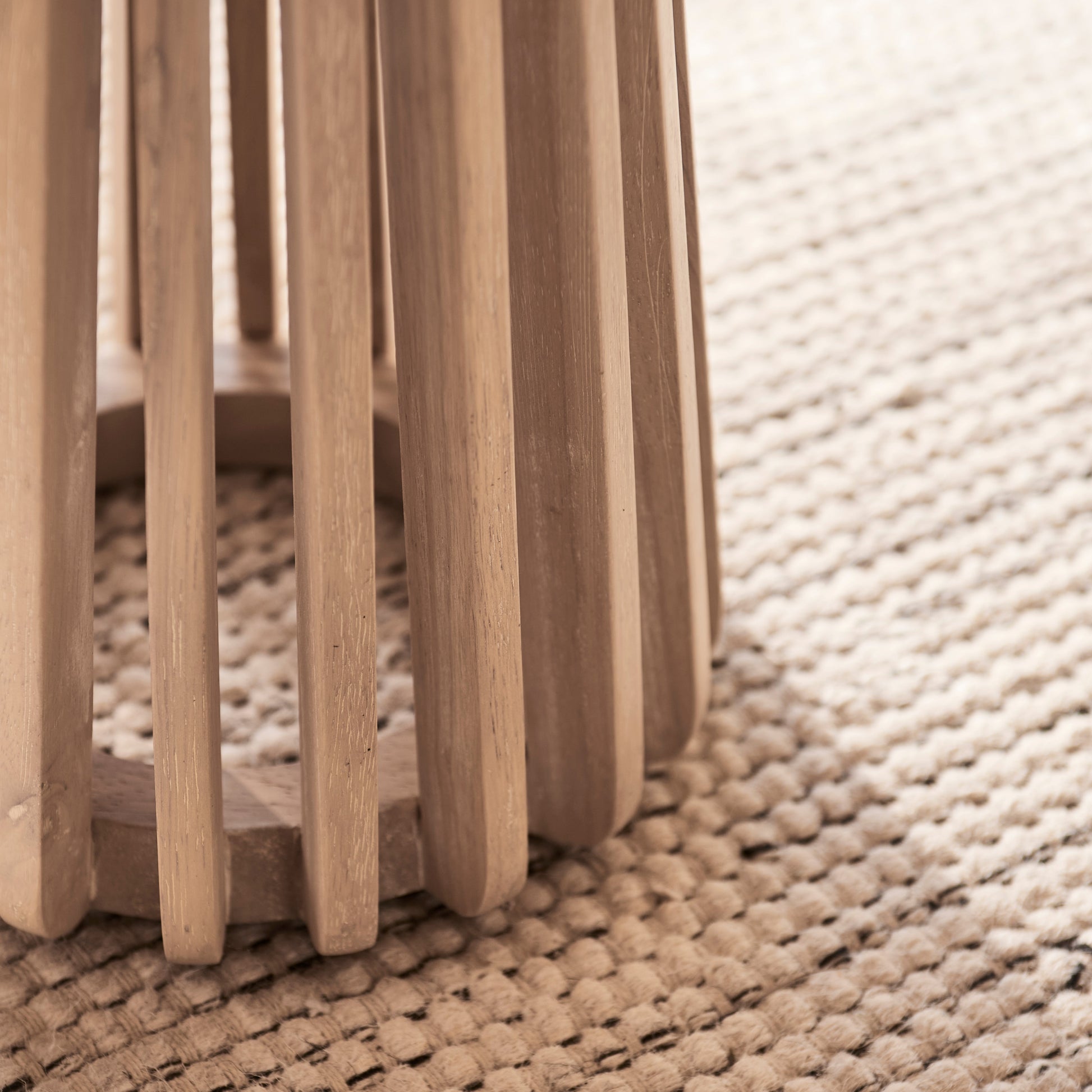 Willow Side Table - Whitewash Oak - Laura James 