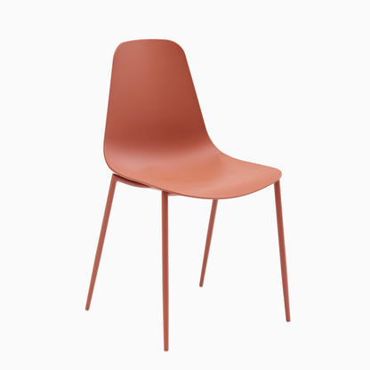 Wren Burnt Orange Dining Chairs - Set of 4 - Laura James 