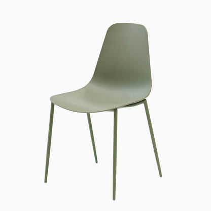 Wren Dining Chairs - Set of 2 - Green - Laura James 