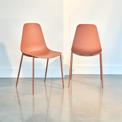 Wren Burnt Orange Dining Chairs - Set of 2