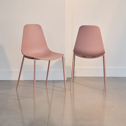 Wren Dusty Pink Dining Chairs - Set of 2