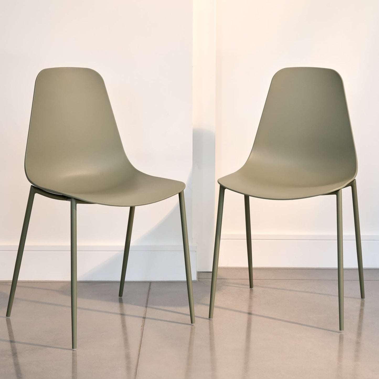 Wren Olive Green Dining Chairs - Set of 2