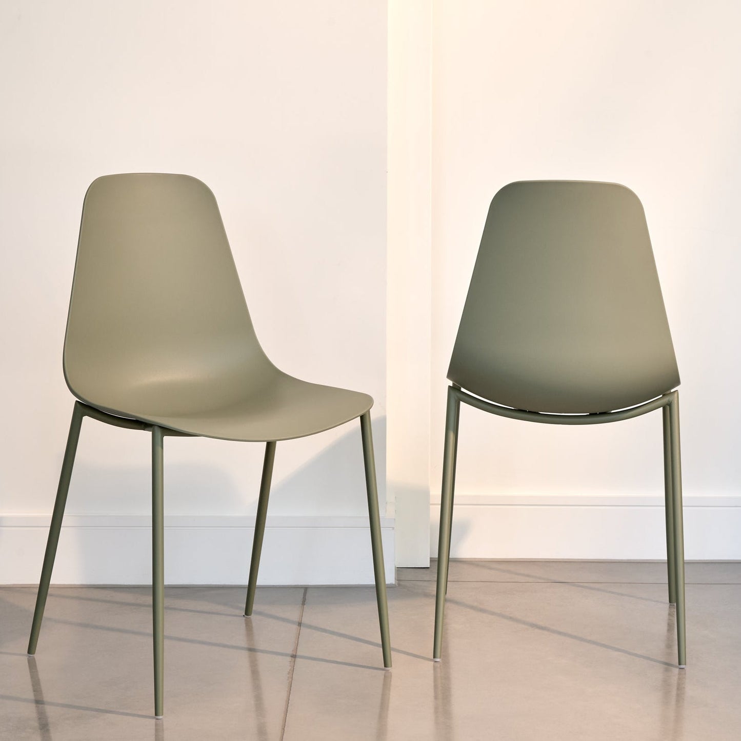 Wren Olive Green Dining Chairs - Set of 2