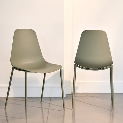 Wren Olive Green Dining Chairs - Set of 2