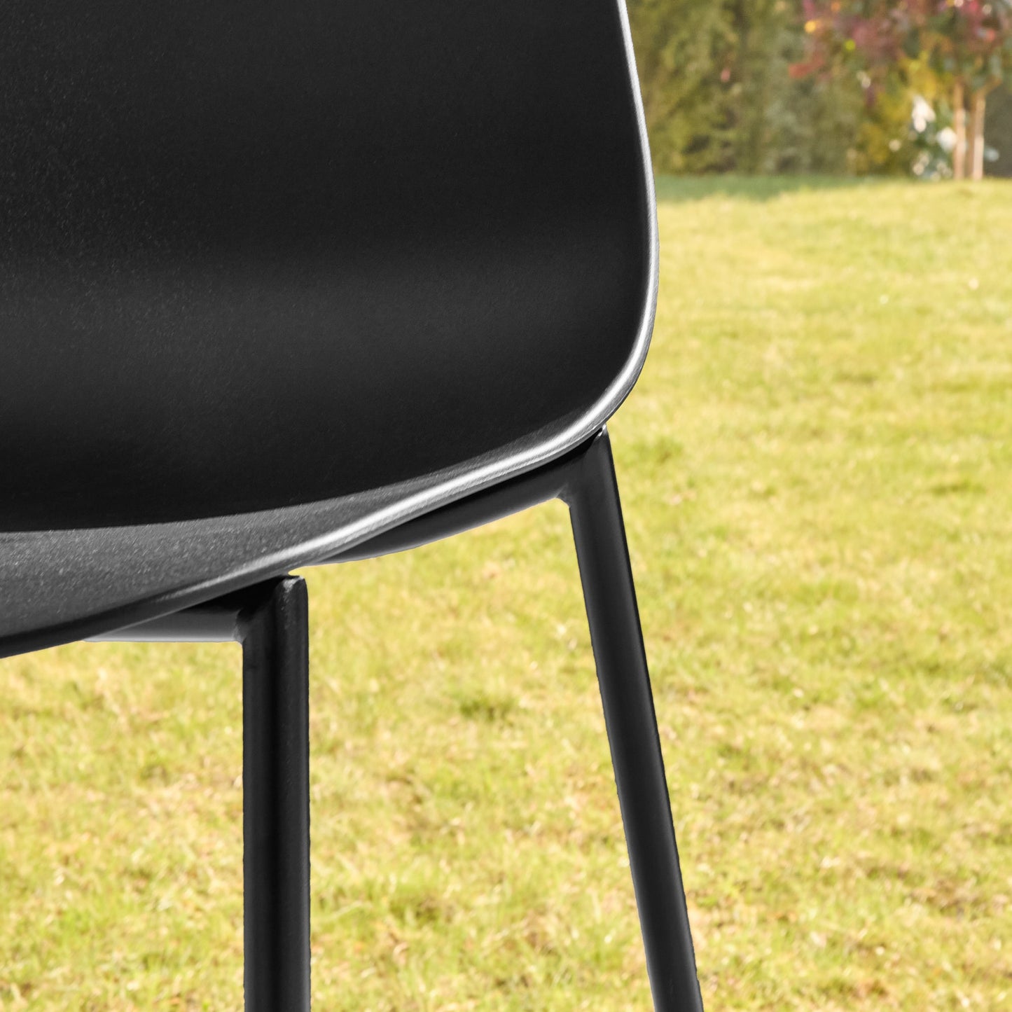 Wren Black Dining Chairs - Set of 4 - Laura James 