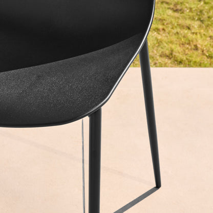 Wren Black Dining Chairs - Set of 4 - Laura James 