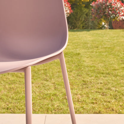 Wren Garden Dining Chair - Set of 2 - Dusty Pink - Laura James 